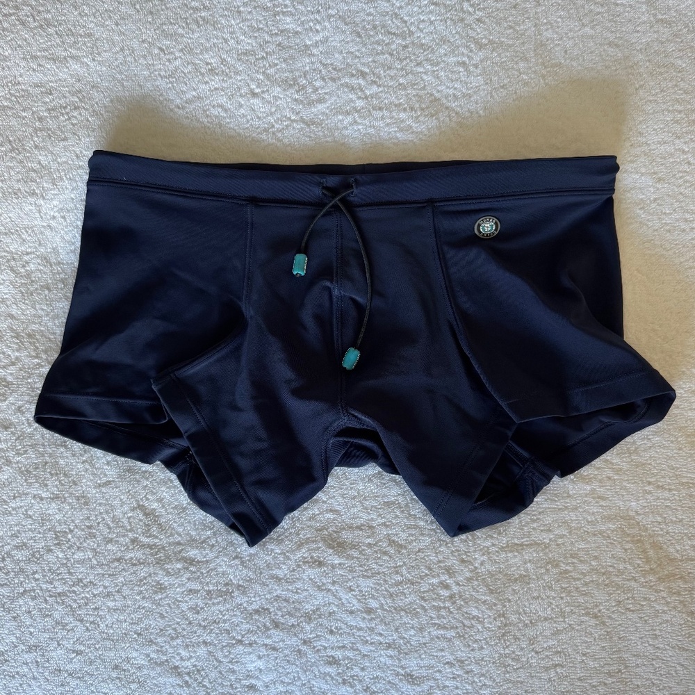 Mundo Unico Swim Trunk - Classic Navy Blue - Medium